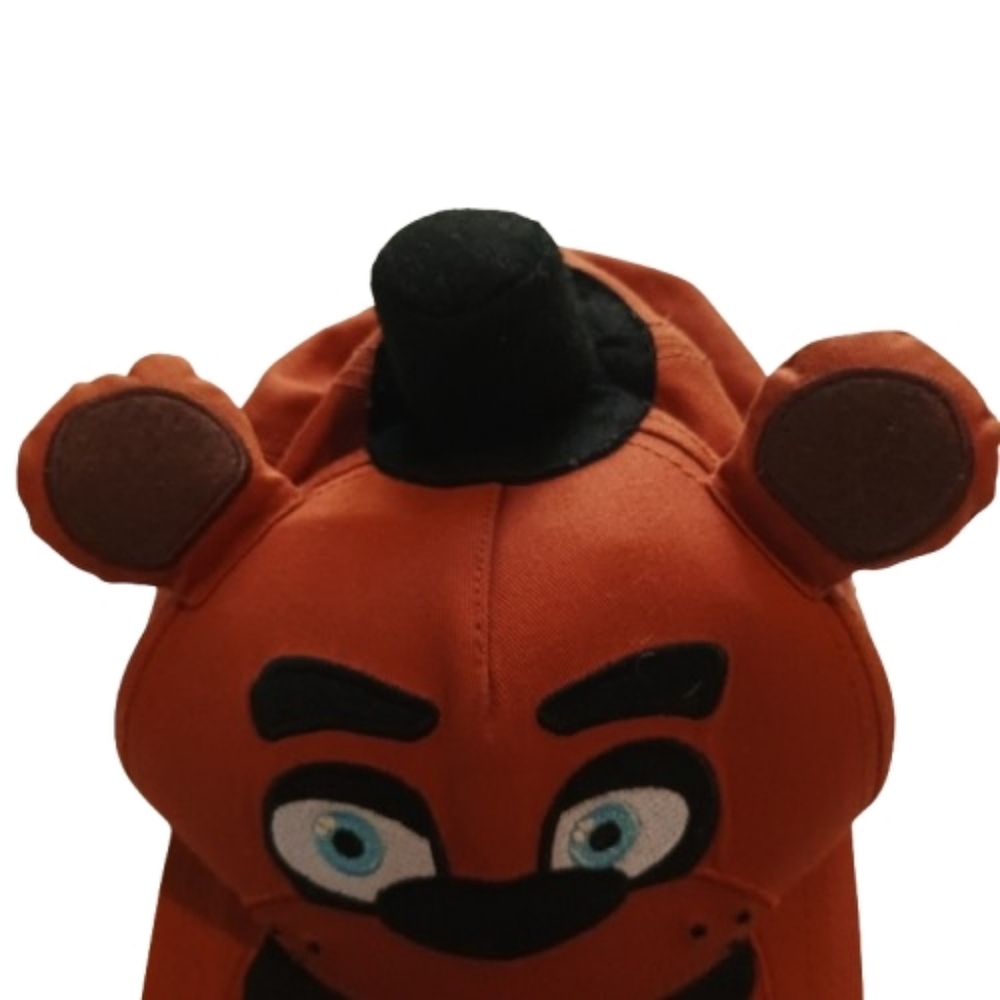 Five Nights at Freddy's Freddy Fazbear Big Face Brown Snapback‎ Hat - Picture 5 of 13